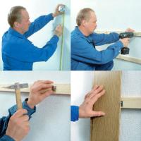 Installation of MDF panels to the wall - step-by-step instructions