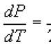 Clapeyron–Clausius equation